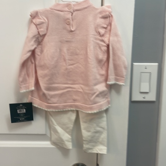 NWT Girl’s Laura Ashley 2 Piece Set - 3-6 Months - Picture 6 of 6